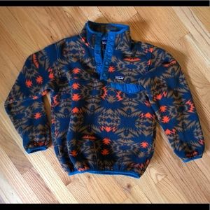 Boys 10 lightweight Synchilla snap t pullover